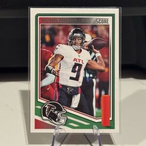 🔥 2025 Panini Score Michael Penix Jr. Card. Atlanta Falcons